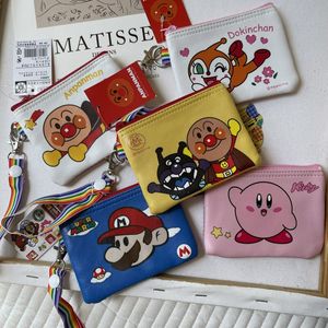 日本面包超人儿童入学可爱手拎包收纳袋收口罩杂物防疫包零钱包