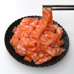 冰鲜冰冻三文鱼边角碎肉300g  炒饭 红肌肉非刺身 大西洋鲑鱼