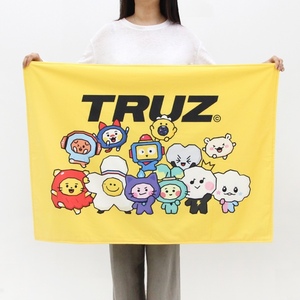 韩国代购linefriends TRUZ单人毛毯午睡毯毛巾被沙发毯空调毯子
