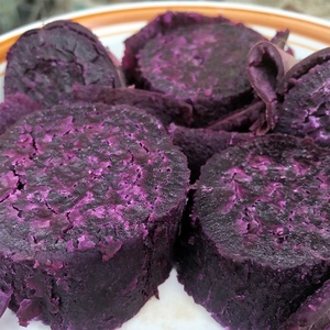 新鲜小紫薯地瓜农家自种紫心小紫番薯红薯五斤装包邮价农产品大果
