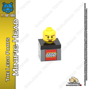 乐高 LEGO 3626cpb1253 人仔配件 黄色国王胡子单面印刷头 col195