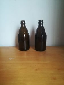 成箱出售330ml小熊瓶棕色玻璃瓶啤酒瓶空瓶汽水瓶饮料瓶