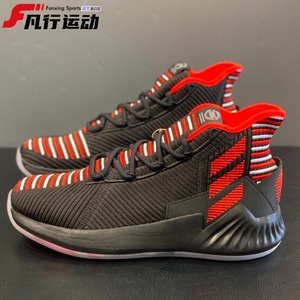 Adidas阿迪达斯罗斯DROSE 9男风城玫瑰缓震耐磨实战篮球鞋 EE6846