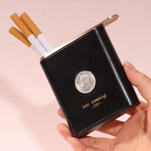 汐仕索烟盒复古创意个性便携香烟盒男女士送礼物纯铜高档防压礼品