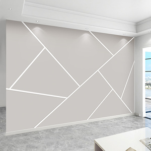 几何图形墙纸现代简约8d新款电视背景墙壁纸客厅沙发影视墙布壁画
