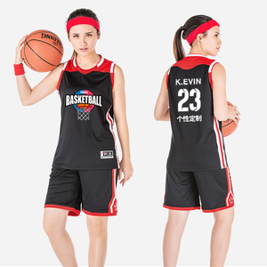 女生篮球服女套装夏季运动球衣背心韩版宽松篮球衣小学生队服球服