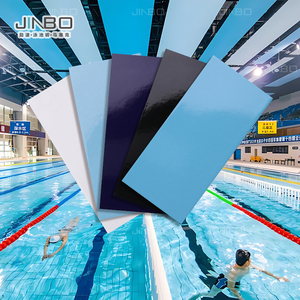 标准游泳池专用砖蓝色防滑瓷砖体育健身馆学校比赛训练水池泳池砖