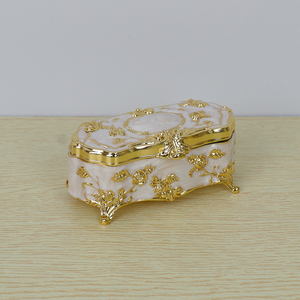 欧式牙签盒 高档金属棉签盒 创意小饰品牙线盒子奢华棉花棒收纳盒