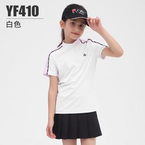 儿童高尔夫服装新款少童短袖童恤夏秋YF410季青年运动女装衣服