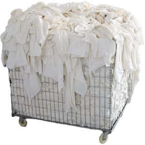 白色擦机布全棉工业抹布吸水吸油不掉毛纯棉大块擦油布棉纱擦拭布