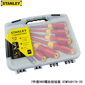 史丹利STANLEY 7件套 VDE 绝缘螺丝批套装 带电笔 STMT60175-23