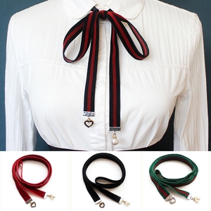 领结领绳手绑蝴蝶结系带丝带职业领花choker颈绳衬衣领子装饰领带