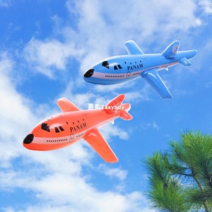 儿童充气飞机模型喷气式战斗机客机轰炸机玩具中小学生运动会道具