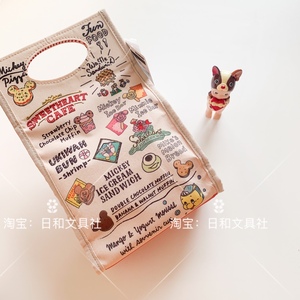 现货东京迪士尼Disney乐园限定米奇食品立式笔袋化妆包收纳包手提