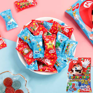 日本进口诺贝尔马里奥可乐汽水软糖卡通儿童可爱糖果结婚喜糖零食