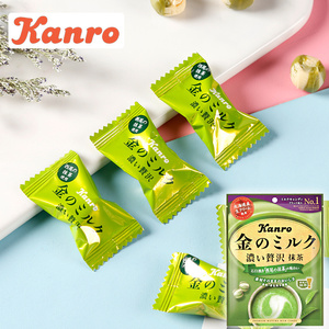日本进口kanro甘乐抹茶糖特浓牛奶硬糖果网红结婚喜糖婚糖零食
