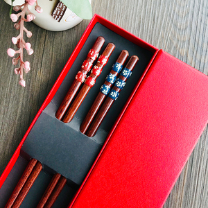 新款实木筷子尖头防滑防霉创意礼品中式情侣一人一筷家用环保餐具