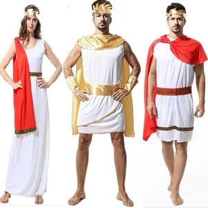 成人男女神希腊王子服装国王万圣节派对古罗马阿波罗神话宙斯