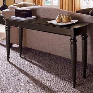 欧式实木玄关桌沙发背几美式简约东南亚风格黑色设计长条装饰边桌
