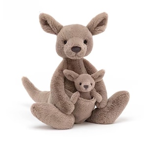 英国Je卡娜袋鼠儿童可爱毛绒玩具包邮礼品宝宝婴儿公仔