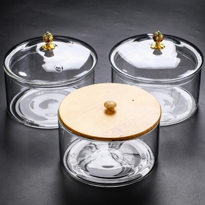 可加热消毒锅家用透明玻璃茶洗带盖大号耐高温煮茶洗茶杯茶具配件