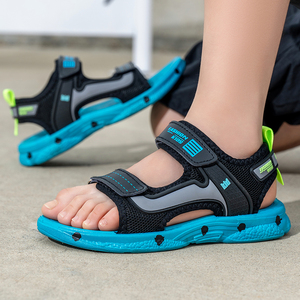 ABC SHIELD凉鞋男童6-12岁夏季儿童运动防滑沙滩鞋中大童软底凉拖