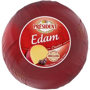 进口 总统红波奶酪 伊顿干酪 即食配红酒 edam cheese 约1.8kg
