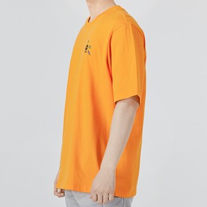 正品阿迪达斯Adidas短袖T恤男女2024夏季运动服休闲黄色圆领半袖