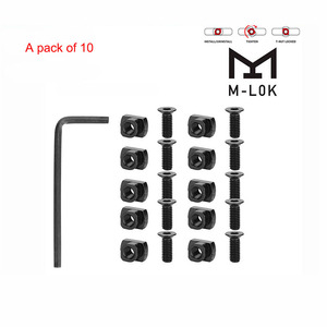 【Mlok螺丝】螺母组 M4规格组合螺母10个一包导轨M-LOK Screw