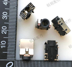 3.5MM贴片 耳机插座 笔记本 电脑 音频 母座 6P 带弹片 板上 贴片