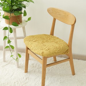 家用实木椅子套罩北欧椅套餐椅坐垫套罩牛角椅座椅套凳子套罩布艺