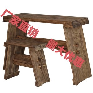古琴桌凳桐木仿古实木共鸣箱琴桌可拆卸组装便携式琴凳茶桌国学桌