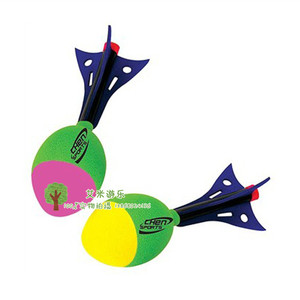 金戏宝超级鱼雷球儿童软体毽子网球抛接投掷运动玩具幼儿泡沫球