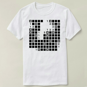 GEEK programmer 极客 程序员 minesweeper 定制Tee T-Shirt T恤