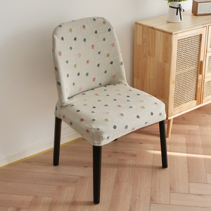 弹力圆椅圆形餐桌椅子套罩北欧风格椅垫椅套套装罩凳子套通用家用