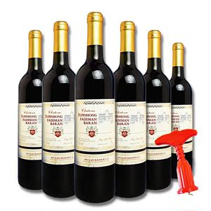 法国红酒法迪曼男爵赤霞珠干红葡萄酒六只装九品红原酒进口 阿里巴巴找货神器