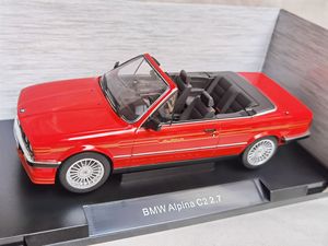 MCG 1/18 BMW  ALPINA  C2 2.7 宝马敞篷跑车模型红色 合金