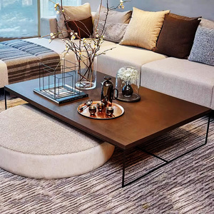 矮茶几设计师新款现代高级感民宿小户型客厅家用实木桌子卧室坐地