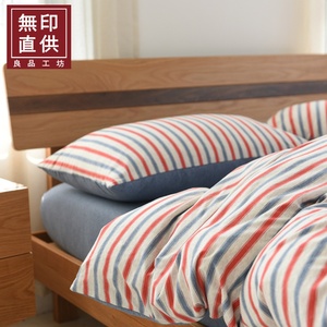 出口日本天竺棉四件套针织棉全棉被套学生三件套裸睡纯棉床上用品