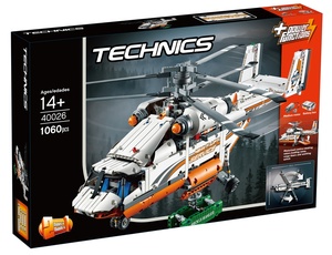 科技系列双旋翼运输直升机42052男孩拼装乐高中国积木玩具20002