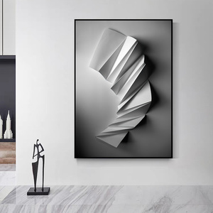 极简装饰画现代简约黑白几何挂画抽象客厅背景墙走廊玄关酒店壁画