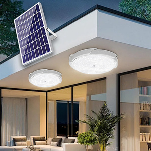 2024新款太阳能户外庭院子吸顶灯农村室内家用照明led充电照明灯