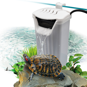乌龟缸低水位过滤器小型鱼缸水龟缸瀑布式浅水吸粪静音循环过滤泵