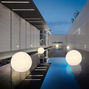 LED水上漂浮球灯酒店泳池水池灯庭院花园景观水中灯发光球形灯