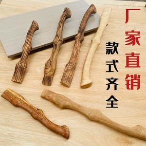 斧头手柄战斧木柄造型斧子把高硬度青钢木实木柄多功能斧柄消防斧