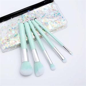 Moonlight silver makeup brush imitation snow fox hair