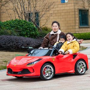 亲子款双人座儿童电动汽车四轮带遥控小孩宝宝超大玩具车可坐大人