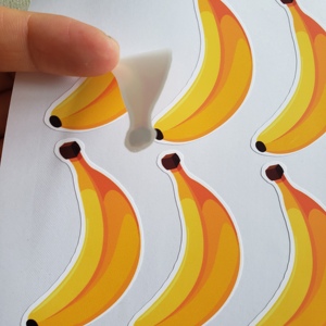 香蕉贴画5厘米水果贴纸儿童奖励小贴贴幼儿园活动鼓励粘贴banana