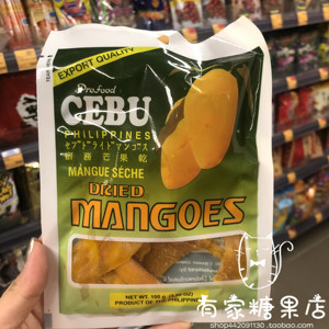 香港采购 菲律宾进口零食CEBU宿务 芒果干果肉干100g休闲小吃