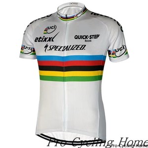 2015 ETIXX QUICK STEP 快步车队彩虹衫 冠军衫 环法车队骑行服